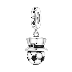 Original white copper bead bracelet - DIY <b>hat</b> and soccer accessory, personalized women's accessory - Product Image 1