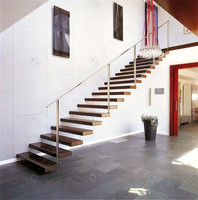 Prima 1.2 m Largeur Marche et Escalier Design Minimaliste Personnalisé avec Escalier Flottant Antidérapant