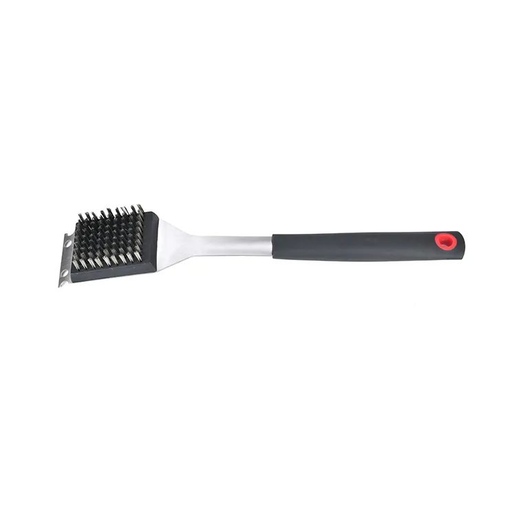 Extra Thick Stainless Steel BBQ Cleaning Brush With PP Handle Accessories For Outdoor Barbecue Grills