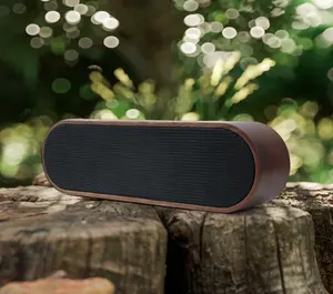 2021热卖天然木质无线BT5.0扬声器便携式音乐迷你笔记本电脑木质扬声器