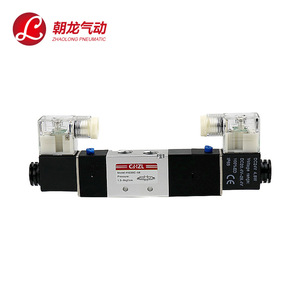 Válvula Solenoide Neumática Zhaolong 4V230C-08, 3 Posiciones, 5 Vías, Doble Bobina, Válvula de Control de Aire para Uso Mecánico - Product Image 1