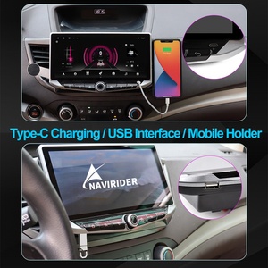 Pantalla Qled de 10,88 ", reproductor de vídeo <span class=keywords><strong>Android</strong></span> Carplay para <span class=keywords><strong>Nissan</strong></span> <span class=keywords><strong>Leaf</strong></span> 2018 + soporte móvil de carga, Unidad Principal estéreo Multimedia GPS - Product Image 4