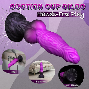 Dildo de silicona suave con diseño de nudo de perro de fantasía <span class=keywords><strong>y</strong></span> ventosa, con forma de dragón, para uso vaginal <span class=keywords><strong>y</strong></span> anal, juguete de fantasía para adultos para mujeres <span class=keywords><strong>y</strong></span> hombres - Product Image 6