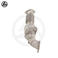 Collecteur d'échappement haute performance CSZ ODM de haute qualité pour Ford Fiesta MK7 ST, tuyau d'échappement avec catalyseur et bouclier thermique