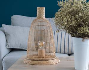 Bamboo Table Lamp Handwoven Rustic <b>Rattan</b> Weave <b>Lantern</b> Shade Home Decor Lighting OEM Supplier Vietnam Factory - Product Image 1