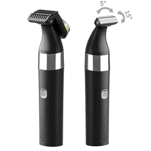 One blade Rechargeable electric hair shaving beard cutting trimmer hair grooming clipper razor for men body facial