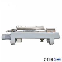 Centrifugeuse horizontale à vis automatique haute vitesse avec commande PLC, roulement et moteur pour la déshydratation des boues, capacité 10-50 l/h