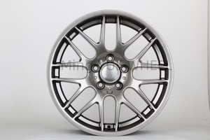 Jantes Mingyue à rayons multiples pour voitures particulières, modèles F30, Séries <span class=keywords><strong>3</strong></span>, <span class=keywords><strong>5</strong></span>, E49, E60, E62, 18, <span class=keywords><strong>19</strong></span>, 8.5J, 9.5J, couleur argent - Product Image 4