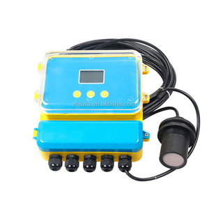 แม่น้ำอัลตราโซนิกเปิดช่องไหลเมตรดิจิตอล4-20mA ไม่ติดต่อเซ็นเซอร์ระดับน้ำ - Product Image 4