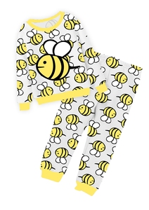 ODM Vêtements de famille personnalisés, ensembles de pyjamas pour enfants, pyjamas en velours pour filles, pyjamas Tugege pour garçons, vêtements de nuit d'hiver pour enfants - Product Image 5