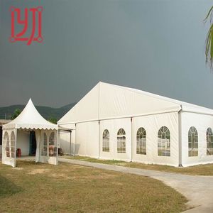 Structure en aluminium préfabriquée pour l'extérieur 20x50, tente de réception Pmarquee Arty pour mariage avec ventilation pour 300, 500, 1000 personnes - Product Image 3