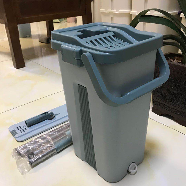 C74 Бесплатная Ручная стирка плоская швабра с ведром ленивый 360 вращающиаяся Волшебная швабра с отжимом уборщик пола Швабра Бытовая инструмент для очистки