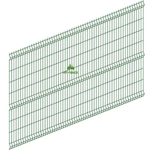 HT-FENCE Best Selling Easy Installation Garden Security Perimeter 3d Curved Iron Mesh Fenc