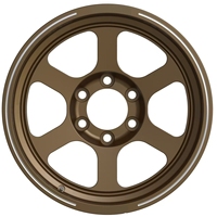 Jantes en alliage d'aluminium forgé bronze de 18 pouces, nouveau design Te37 XT, 6x139.7 PCD 106.2 CB, tout-terrain pour voitures particulières