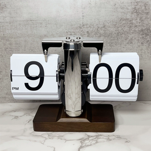 Reloj Despertador de Escritorio Automático con Diseñ<span class=keywords><strong>o</strong></span> Triangular Art Deco Mecánico Creativo, con Calendario, Funciona con Batería, para Oficina y Dormitorio - Product Image 2