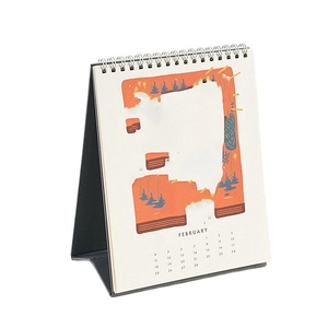 Calendario da Tavolo 2026 Personalizzato con Spirale Metallica Perforata, Stampa Giornaliera <span class=keywords><strong>365</strong></span> <span class=keywords><strong>Giorni</strong></span> - Product Image 5