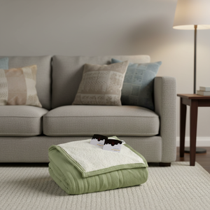 Manta de Franela y Felpa Sherpa Suave y Cálida con Diseño de Aguacate para Mantenerse Abrigado en Invierno - Product Image 3