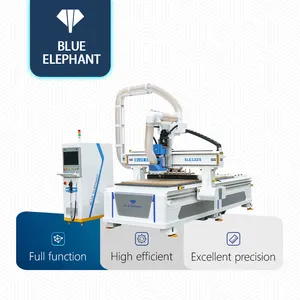 Nieuw Product Blauwe Olifant Cnc1325 Meubelkast Maken Machine Automatische Meubellijn Machine Voor Keukenkasten