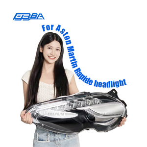 Para Aston Martin Rapide Vanquish DB9 2010 2018, faros delanteros LED, pieza de coche, PC, faros delanteros de plástico de, faros de AD43-13W030-BF - Product Image 1