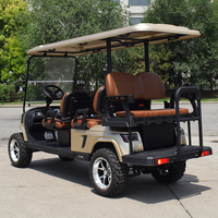 Voiturette de golf électrique 6 places 72V pour 6 passagers, tout-terrain, pour le tourisme, vente en gros directe usine chinoise, en promotion