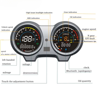 Harga Pabrik Terlaris Speedometer Odometer Motor 12V Cocok untuk Honda TITAN 150 FAN150 CG150