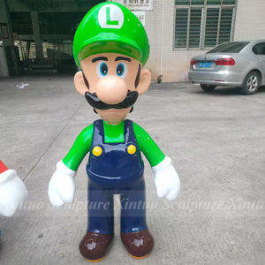 Estatuas de Fibra de Vidrio de Alta Calidad para Decoración de Centros Comerciales, Figura de Mario Superhéroe de Tamaño Real - Product Image 5
