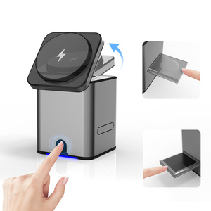 Imán Carga 15W 3-en-1 Cubo con magnético para iPhone 16 15 14 13 12 - Product Image 1