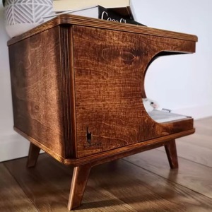 Universal Indoor Four Seasons Holz Katzen hütte Katzen toilette Katzen haus Stahl gehäuse Möbels chrank Home Geschenk - Product Image 5