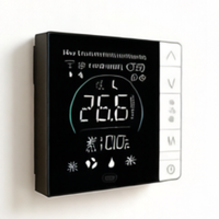 Thermostat tactile LCD Carrier THT pour ventilo-convecteur 2 ou 4 tuyaux, contrôleur intelligent CVC