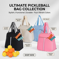 Sac de raquette de padel et de pickleball personnalisé avec logo, design chic multifonctionnel, durable, résistant à l'eau, en polyester léger et de haute qualité