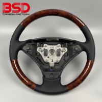 Volant en cuir et bois adapté aux BMW E46 E90 E38 E39 E83 E60 E70 E71 E72, avec prix réduit et texture haut de gamme