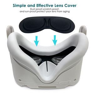 VR Silicone Face Cover VR Shell Touch Controller Grip Cover 7 in 1 Silicone Cover Set for <strong>Meta</strong>/Oculus <strong>Quest</strong> <strong>2</strong> <strong>Accessories</strong> - Product Image 5