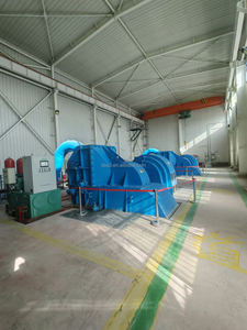 مولد طاقة مائية بعجلة طيارة 1100 كيلوواط، توربين فرانسيس أفقي وعمودي، 100 كيلوواط-20 ميجاواط، 50 هرتز/60 هرتز - Product Image 6