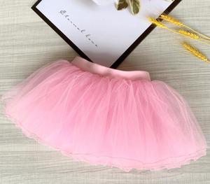 Gonna <span class=keywords><strong>Tutu</strong></span> Rosa per Ragazze, Mini Abito da Danza, Morbido Tulle, Costume da <span class=keywords><strong>Ballerina</strong></span> con Elastico Largo per Allenamento - Product Image 1