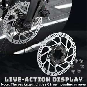 Premium A2 140mm 160mm 180mm 203mm flottante bici freno a disco rotore acciaio inox MTB Mountain Bike 6 bulloni - Product Image 2