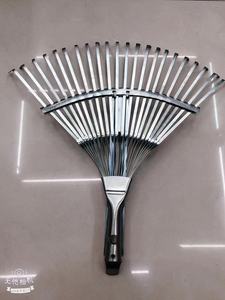 Eropa 22 tines galvanis dapat disesuaikan teleskop penggaruk daun logam - Product Image 5