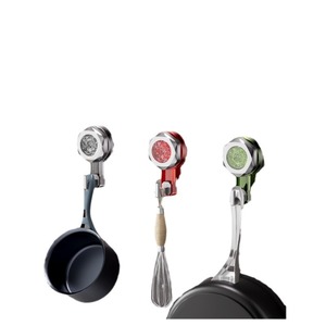 Gancho giratorio con ventosa <span class=keywords><strong>de</strong></span> ABS, potente succión sin perforaciones, para baño, inodoro, cocina, puerta, sin dejar rastro, con capacidad <span class=keywords><strong>de</strong></span> carga para toallas - Product Image 5