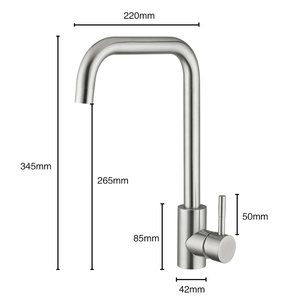 ก๊อกน้ำสแตนเลสสตีลสำหรับห้องครัว,ก๊อกน้ำสแตนเลสผสมน้ำร้อน360องศาสำหรับอ่างล้างจานก๊อกน้ำในห้องครัว Torneira Cozinha Goumert - Product Image 5