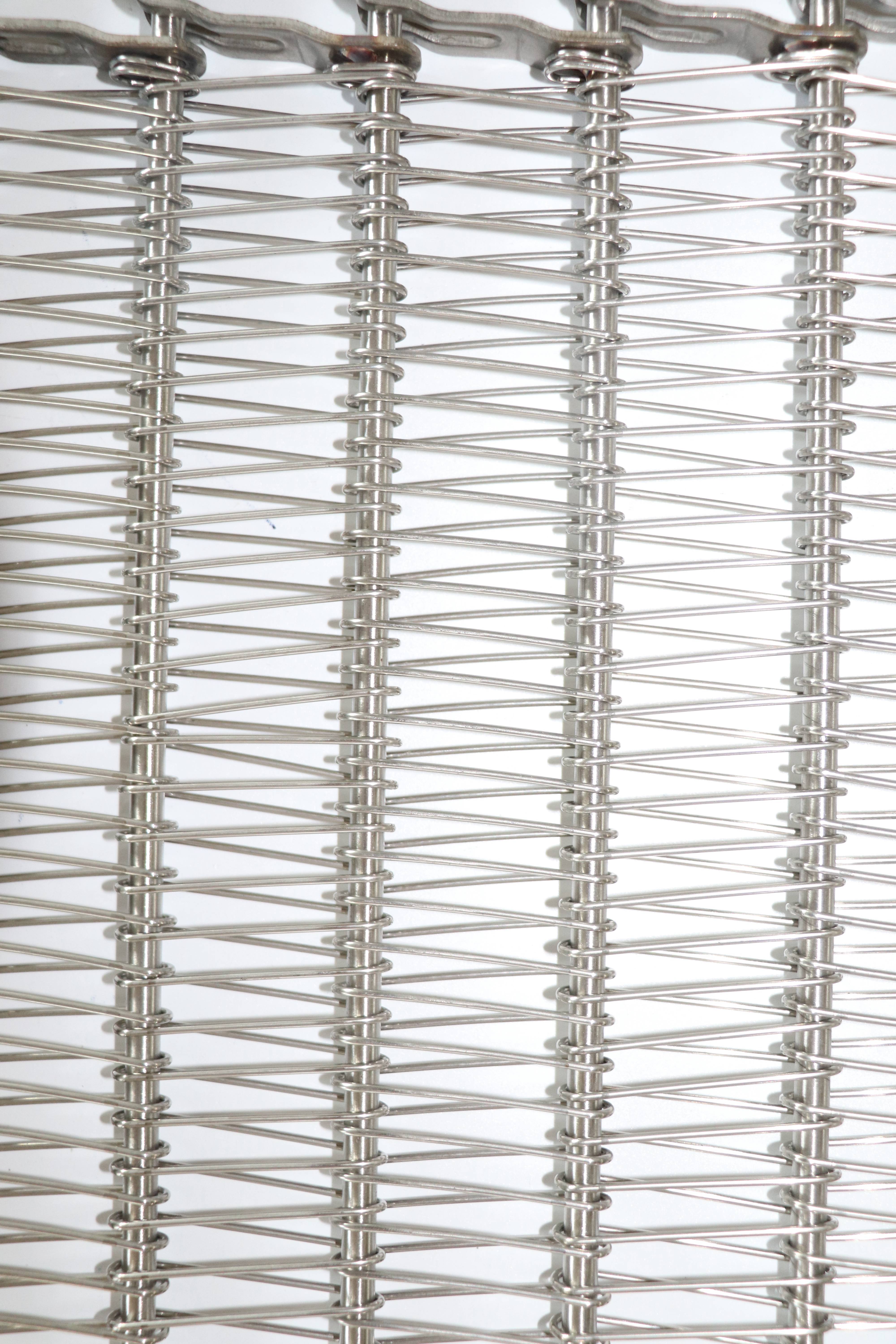 Adjustable Stainless Steel Flat Flex Belt Conveyor Sintered Wire Mesh