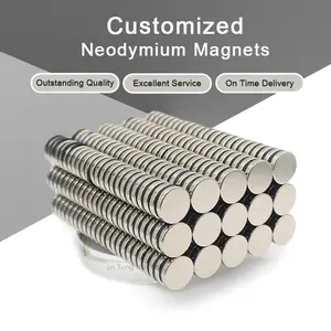 N35 N52 Super Thin Disc Round Flat Neodymium Magnet For Crafts