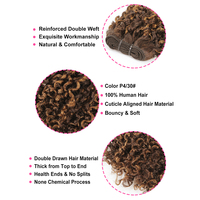 Extensions de cheveux en cheveux humains vierges de qualité supérieure, super double trame, boucles pixie, mèches de cheveux humains vierges chinoises, boucles pixie SDD
