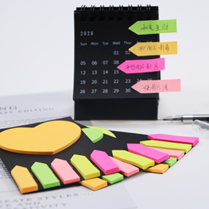 HengXin Sticky Note Set Fluorescent Colors Stationery Memo <b>Pad</b> With Sticky Label Stickers Self-adhesive - Product Image 4
