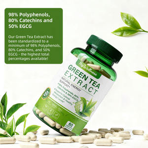 Label pribadi kapsul ekstrak bubuk teh hijau dengan EGCG antioksidan manajemen berat badan suplemen kesehatan energi - Product Image 6