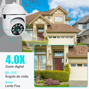 2MP trong nhà/ngoài trời giám sát nhà mini không dây Wifi PTZ camera 360 độ hình cầu IP 1080P CCD 4G NVR báo động 1080P Mini - Product Image 3