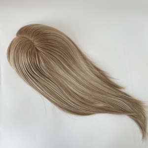 Perruques pour femmes 5.5*6.5 Mono, cheveux naturels, pour cheveux clairsemés, toupet féminin, couleur naturelle, densité 130% # T8A-P # 8A1001 - Product Image 3