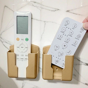 Caja de almacenamiento universal para control remoto, organizador de plástico montado en la pared para control remoto y artículos pequeños - Product Image 1