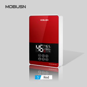 Chauffe-eau électrique instantané mural en acier inoxydable à bouton tactile, <span class=keywords><strong>best</strong></span>-<span class=keywords><strong>seller</strong></span>, certification CE, étanche IPx4, pour hôtel - Product Image 3