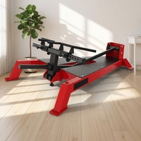 Máquina de remo inclinada con barra en T RLS Fitness para uso comercial y doméstico, con carga de placas, recargable
