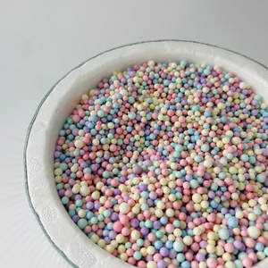3-6mm đầy màu sắc <span class=keywords><strong>Mini</strong></span> bọt hạt viên đa màu sắc bọt bóng Polystyrene xốp Slime Filler trang trí tiệc cưới 5 gam/túi - Product Image 4