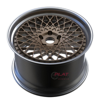 Jantes forgées sur mesure 6061-T6 en 2 pièces, style VIP, bronze, à profil profond, pour Volkswagen Golf GTI Golf R MK7 MK8 BMW E46